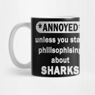 Hai Megalodon diving sea saying Dangerous Mug